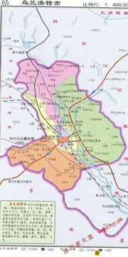 乌兰浩特地图全图大图，乌兰浩特地图查询