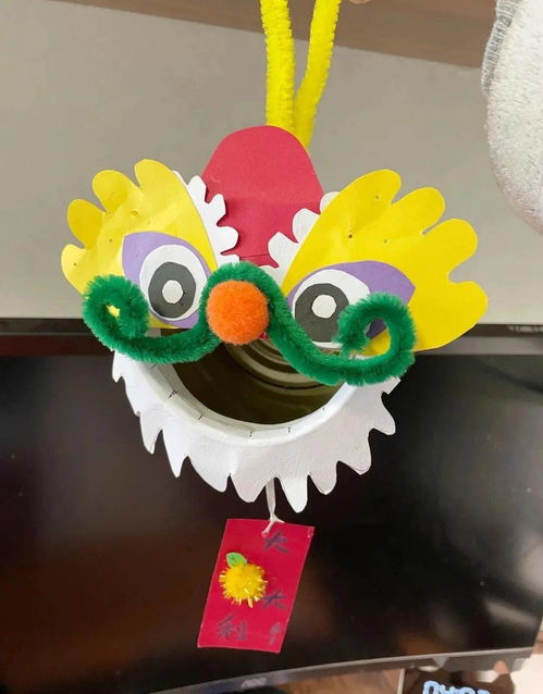 制作花灯的过程