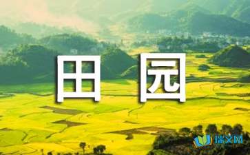 田园风光的作文600字，田园风光的作文500字