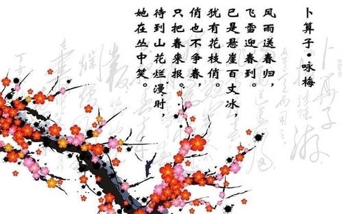 卜算子拼音版古诗，卜算子拼音版古诗陆游