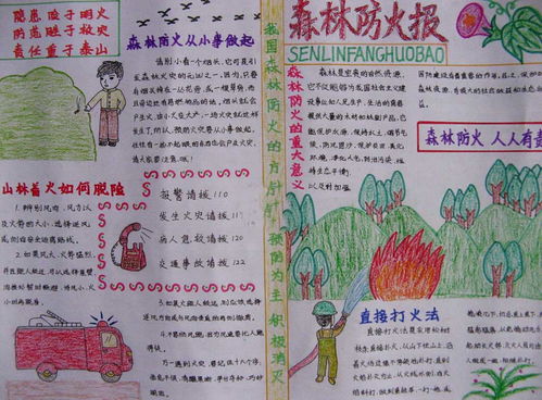 森林防火怎么画