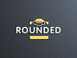 rounded up，rounded edges