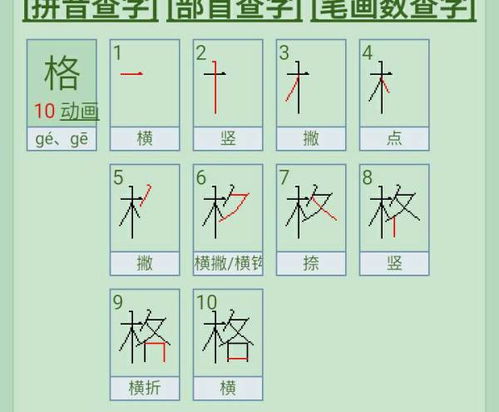格子的格组词什么，格子的格字的组词