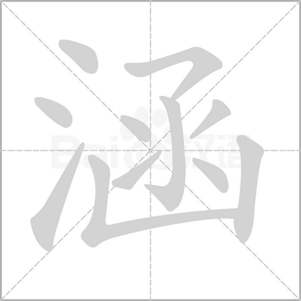 “涵”字是什么意思?