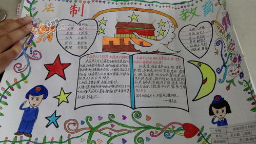 四年级小学生关于法制的手抄报 小学生法制手抄报