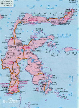 苏拉威西地图，苏拉威西岛面积