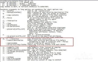 omitting dictionary，omitting directory cp