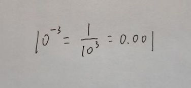 10的负4次方等于多少，10的负5次方等于多少