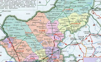 锡林郭勒地图高清版，锡林郭勒地图图片