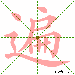 遍的笔顺笔画，鬼的笔顺