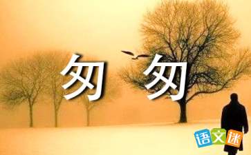 人的一生就像一出皮影戏来去匆匆仿写，匆匆仿写第四自然段