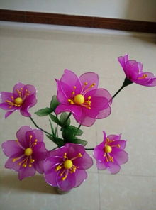 手工丝网花材料全套，手工丝网花制作视频