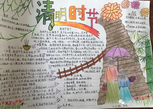 清明手抄报内容 小学生，清明手抄报内容缅怀先烈