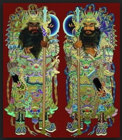 神荼郁垒的读音和意思?，神荼郁垒的读音小门神