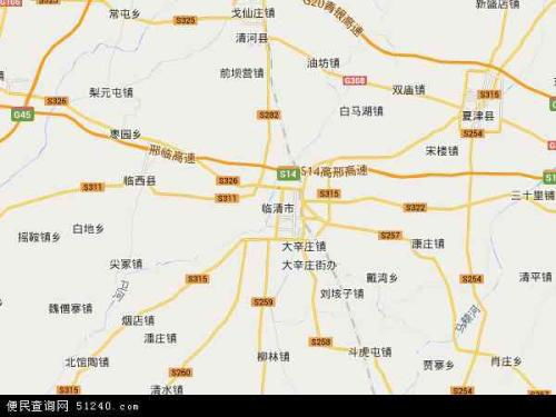 山东临清地图，临清地图导航