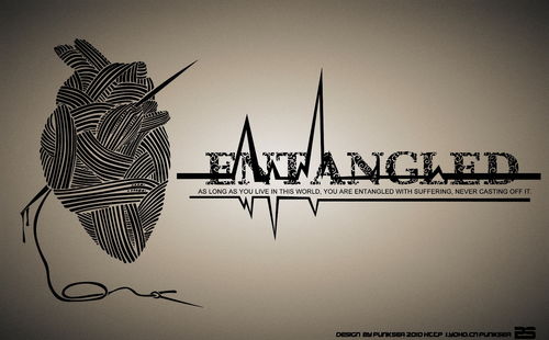 entangle这个词是及物动词,后面应该不能跟with吧?它怎么运用?举几个例