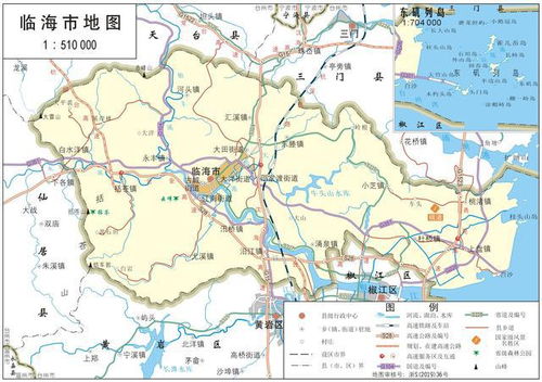 临海地图全图，中国四大临海地图