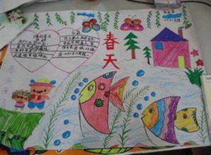 画一幅美丽春天的手抄报 春天的手抄报