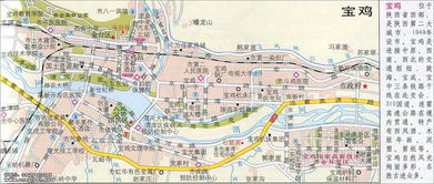 宝鸡地图图片，宝鸡地图全图高清版