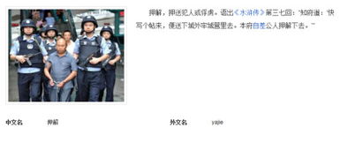 押解是什么意思怎么读，押解的概念是什么