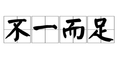 不什么而足四字词语，不什么而足四字成语有哪些