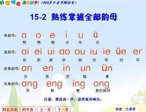 单韵母表24个，复韵母表图片
