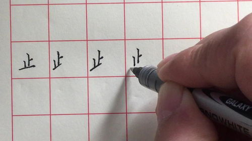 止的部首