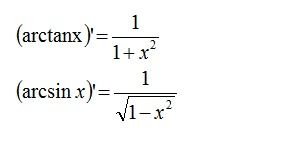 arcsinx的导数