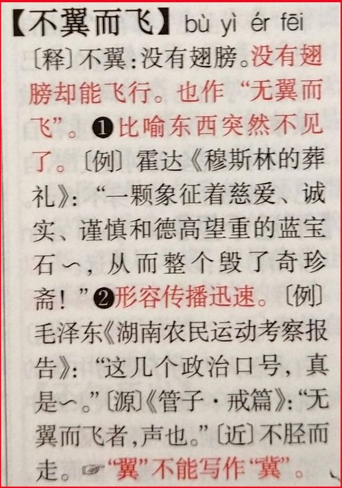 不翼而飞的意思?
