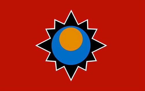 三辰旗图片，三辰旗是什么组织的标志