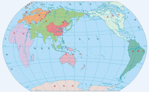 世界七大洲四大洋地图，七大洲四大洋地图怎么画