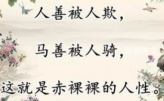 人善被欺马善被骑意思 怎么理解人善被欺马善被骑意思