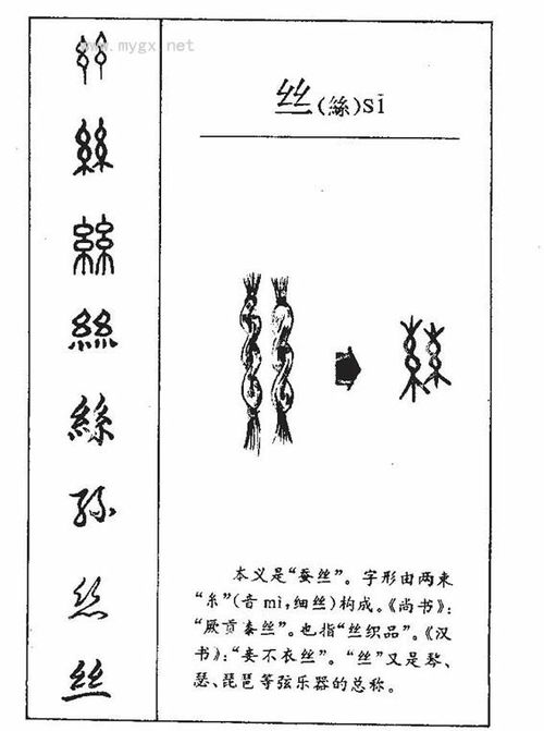 丝笔画笔顺