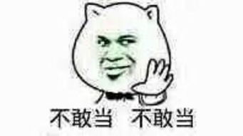 不敢当的近义词是什么，不敢当表情包