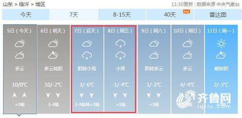 济宁本周天气预报(济宁本周天气预报一周)