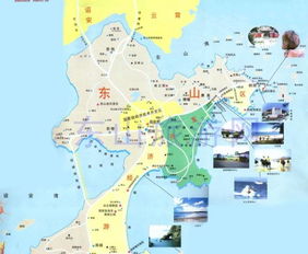 东山岛地图高清地图 旅游地图，福建漳州东山岛地图