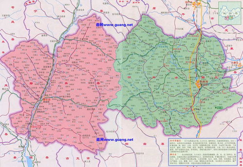 忻州地图全图，山西忻州地图