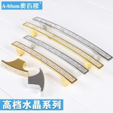 水晶拉手厂家，水晶拉手定制厂家