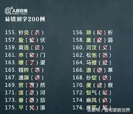 错别字的成语错别字的成语是什么
