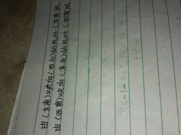 西南风是由什么吹向什么