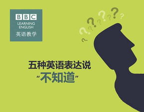 不知道(短语))用英语怎么说?