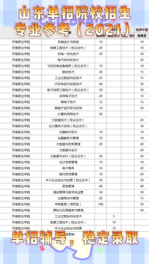 山东单招民办学校排名