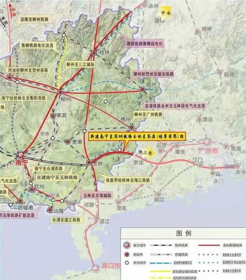 南宁到深圳飞机，南宁到深圳高铁路线图