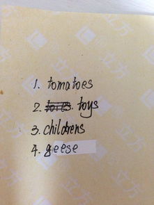 tomato的复数形式是什么?