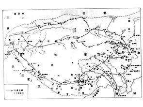 丝绸之路地图