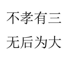 夫不孝有三无后为大的意思，无后为大的真实意思