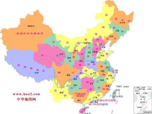 江西省在哪中国地图
