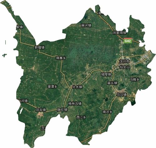 汉川地图高清版大图，汉川地图详细