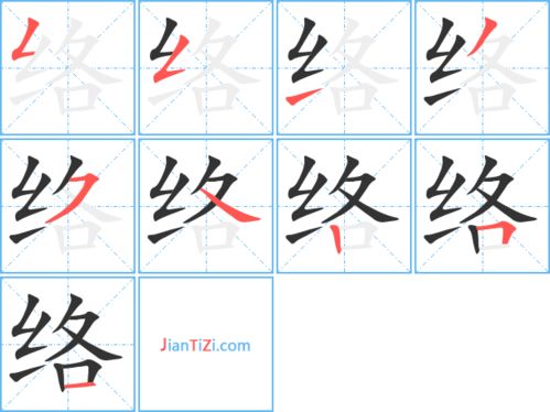 络的组词