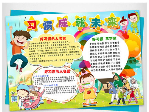 学规范正行为养规范手抄报内容